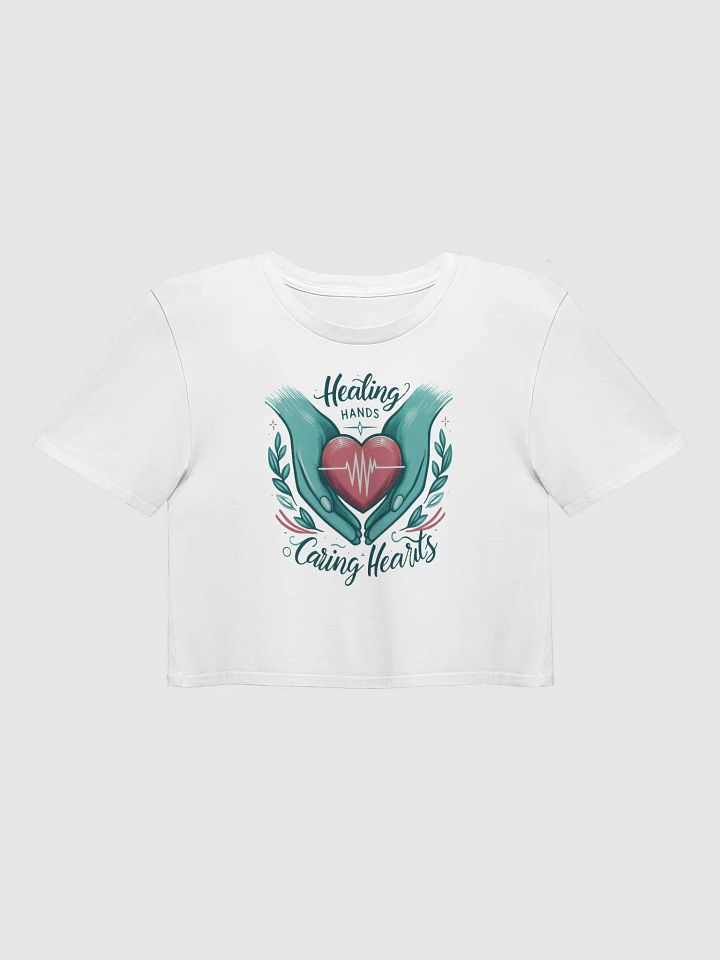 Healing Hands & Caring Hearts Crop Top product image (1)