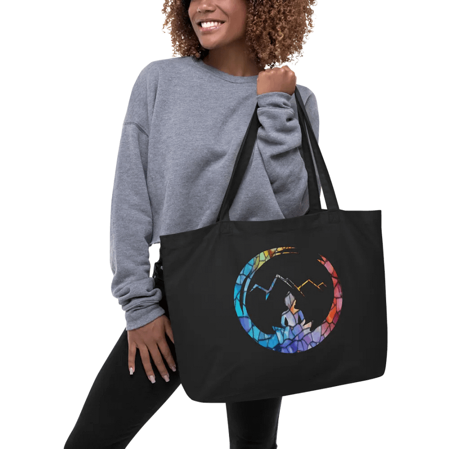 Stained Glass R&W Logo-Econscious Organic Cotton Tote by Econscious product image (5)