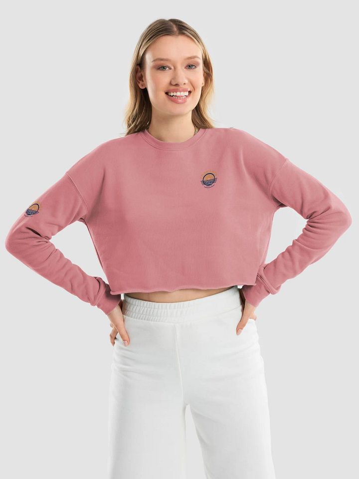 TUSD/CSEA Sun & Waves Fleece Crop Sweatshirt product image (33)