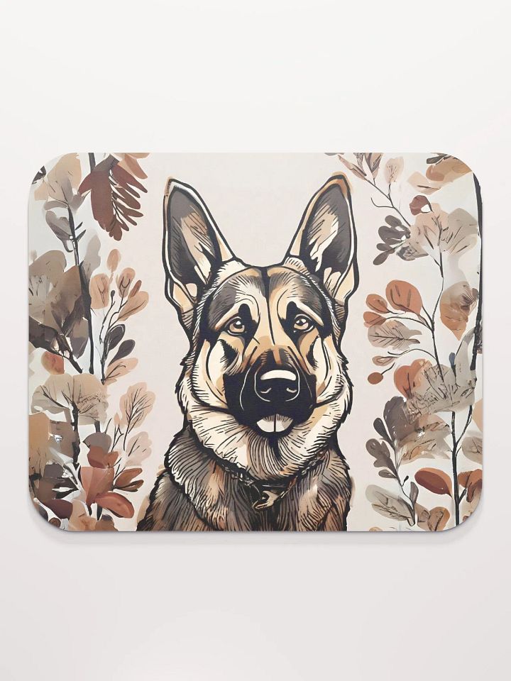 Autumn German Shepherd Mouse Pad product image (1)