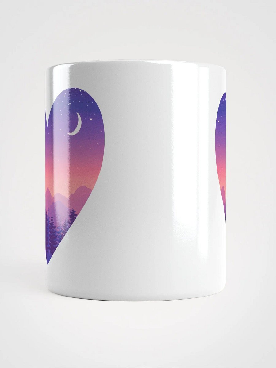 Lavender Sunset - Heart Mug product image (5)
