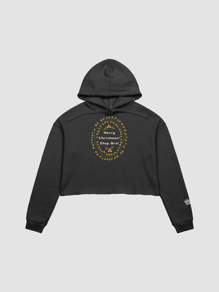 Step Bro Christmas Cropped Hoodie - Orange product image (1)