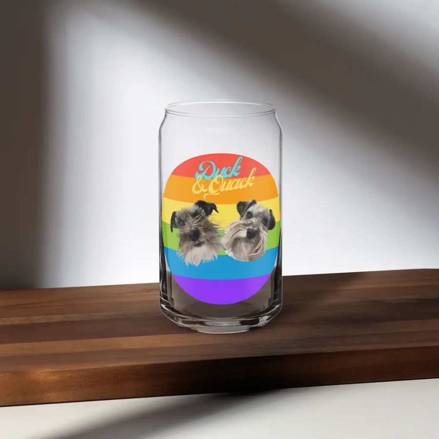 Duck and Quack Rainbow Can Glass product image (5)