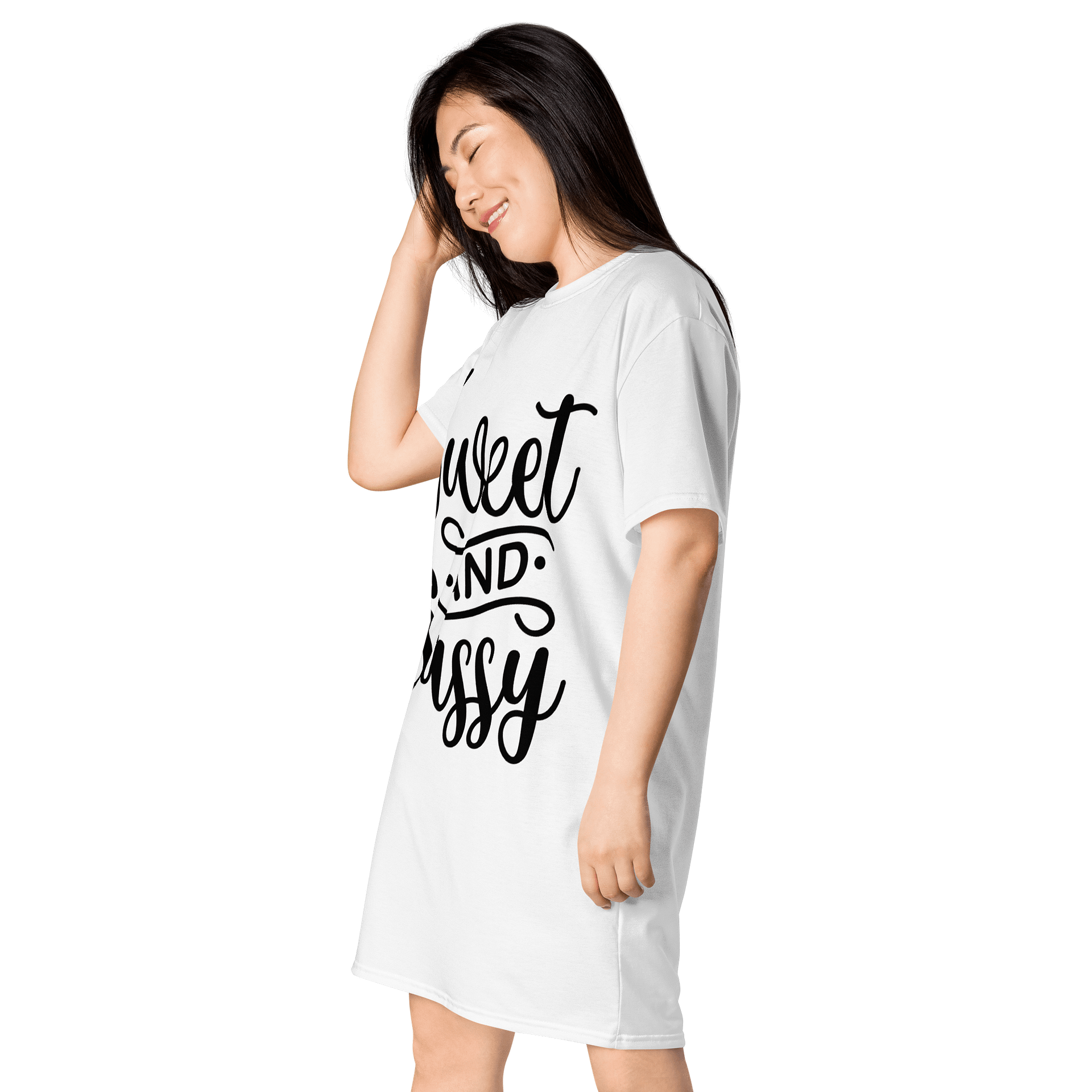 Blackout Allure T-Shirt Dress( Sweet N Sassy) product image (2)