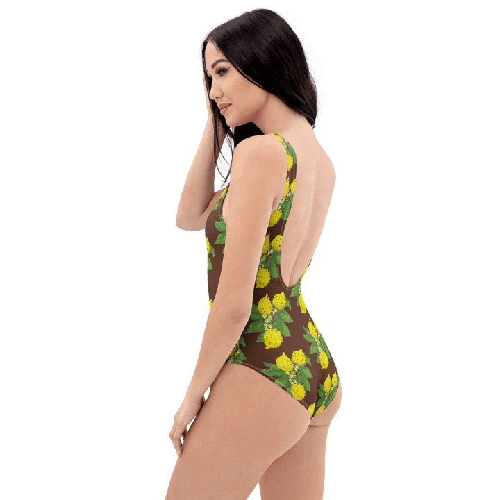 Lemon Love Brown One-Piece Swimsuit product image (1)
