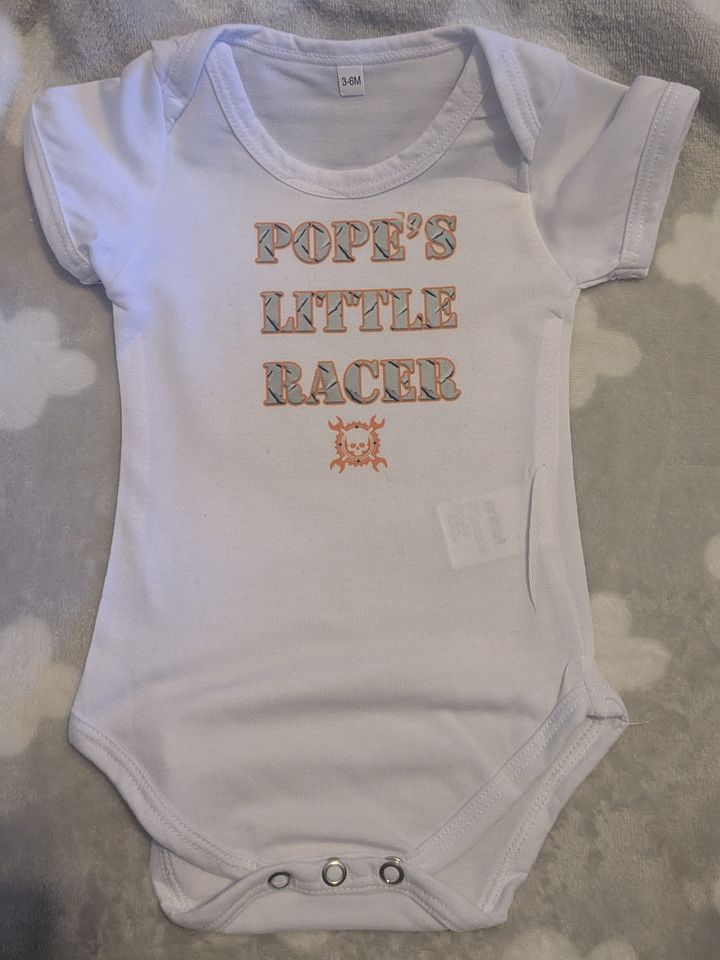 Pope's Little Racer Onsie product image (1)
