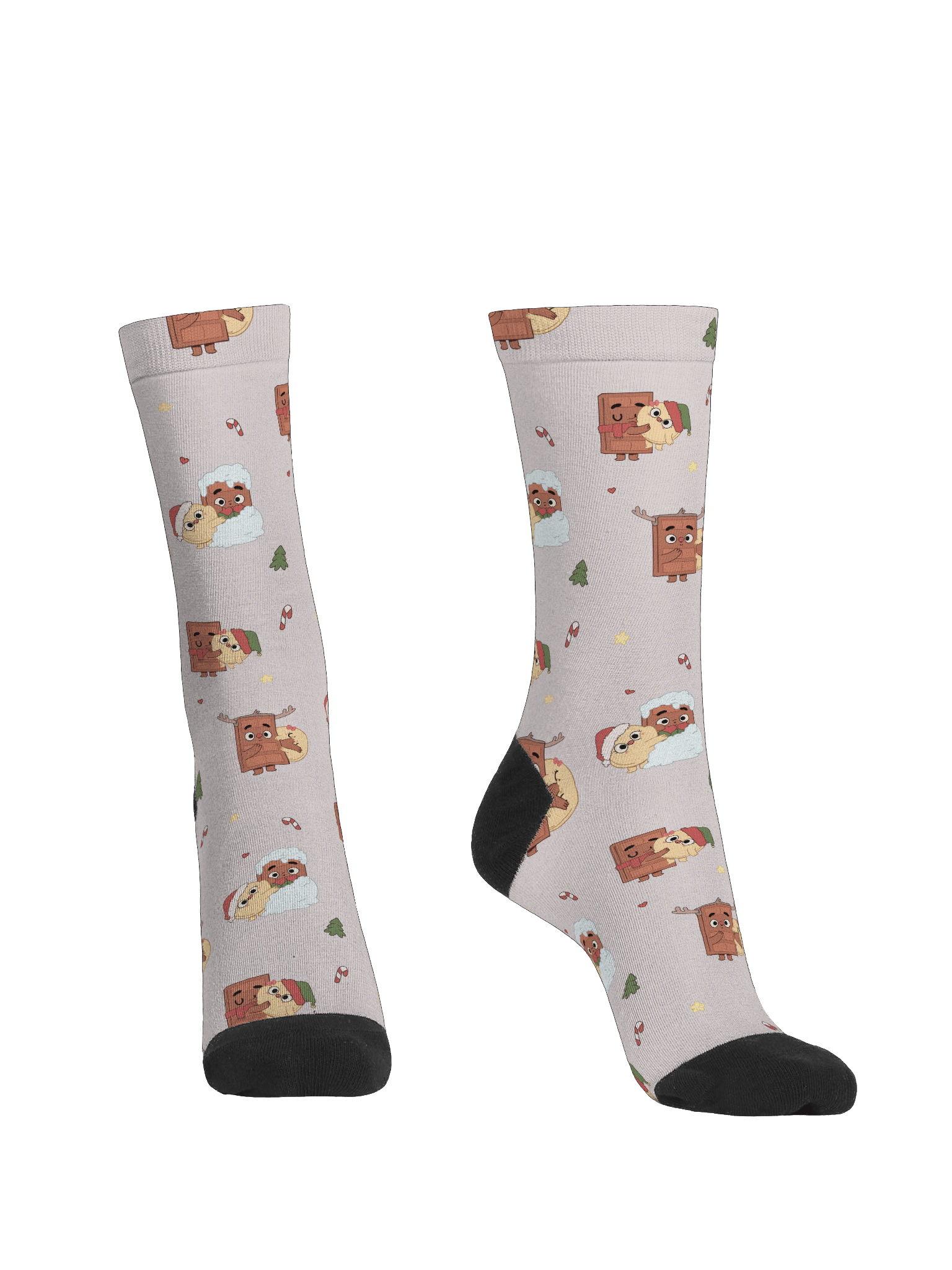 Festive Choco & Pancake Crew Socks product image (2)