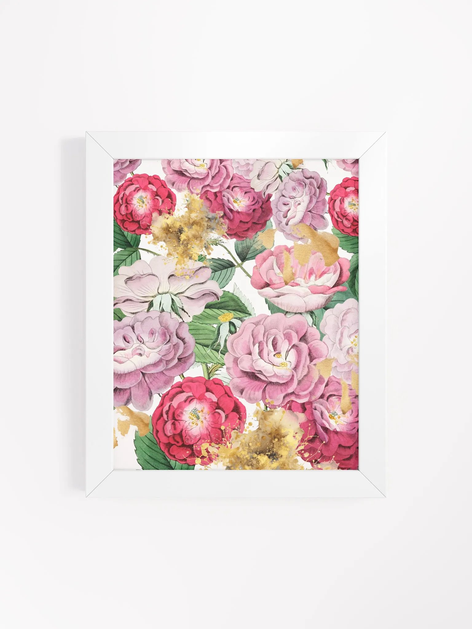 Golden Blooms Framed Art Print product image (20)