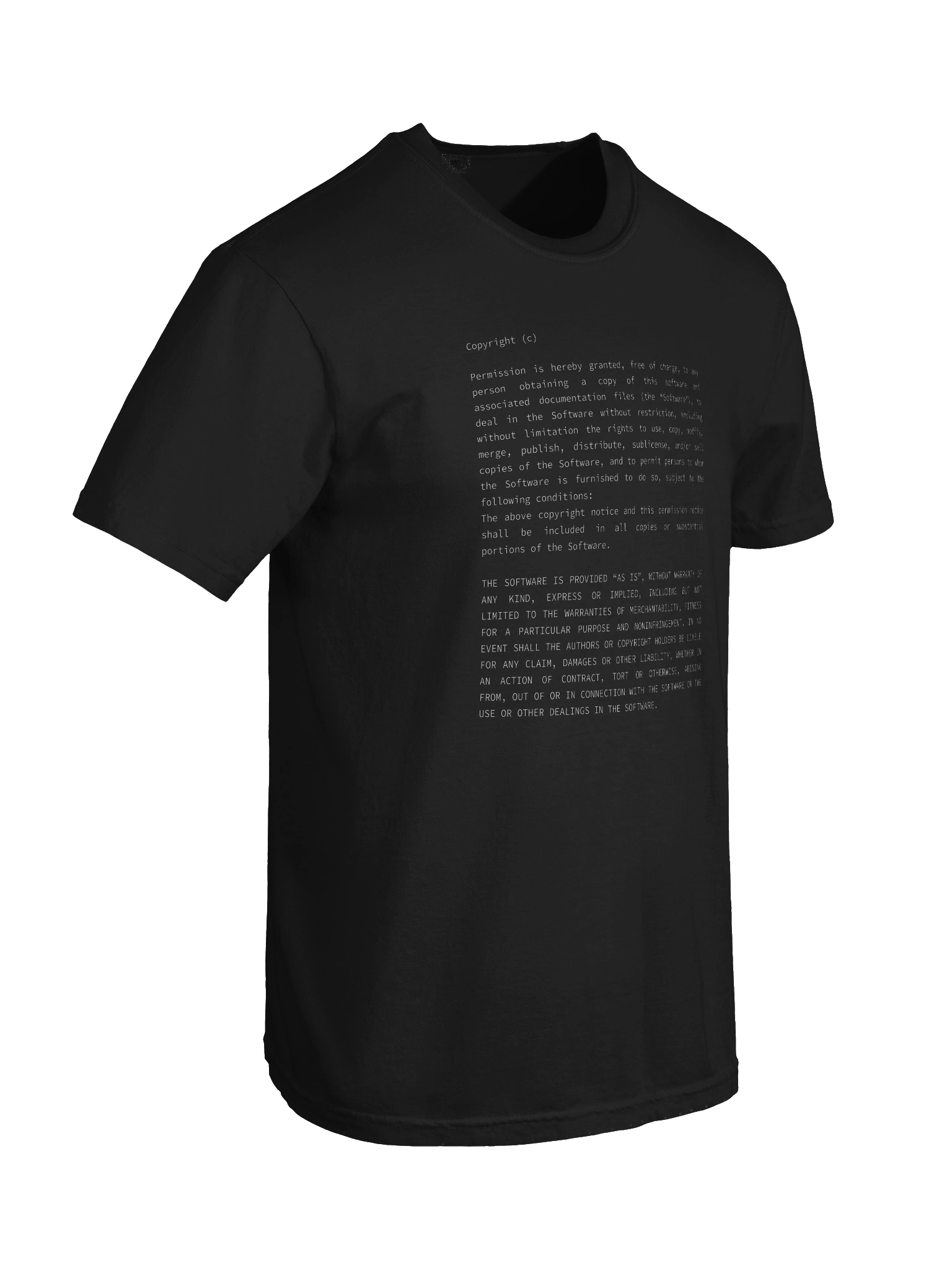 MIT license t-shirt product image (9)