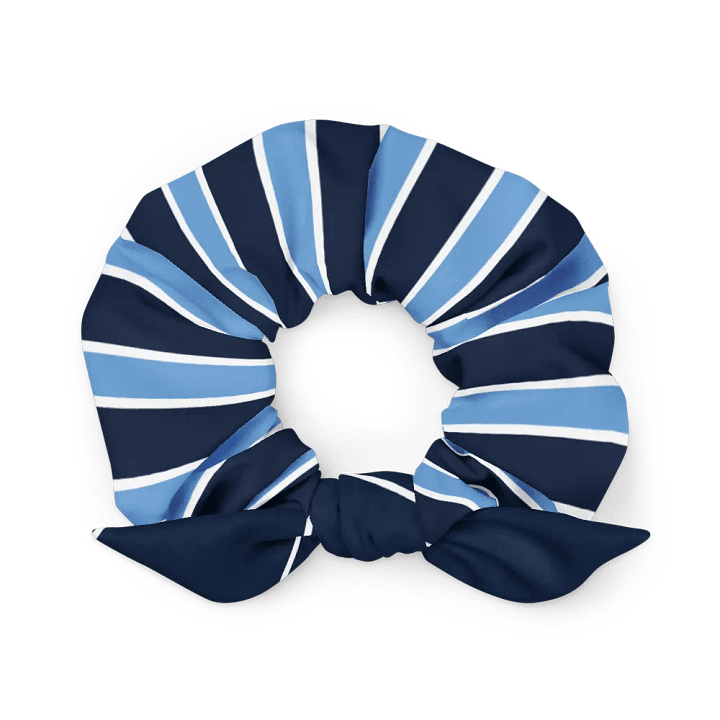Ocean Blue Allure Scrunchie product image (1)