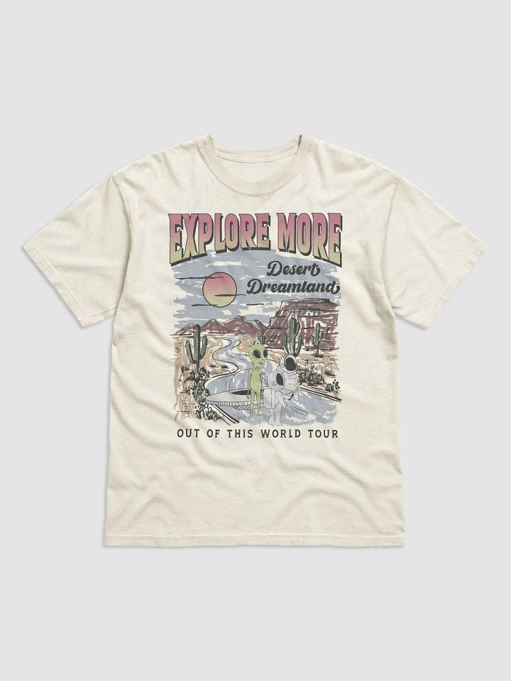 Aliens and UFO in the Desert Tee | Retro-Style Western T-Shirt for Travel and Road Trips product image (11)