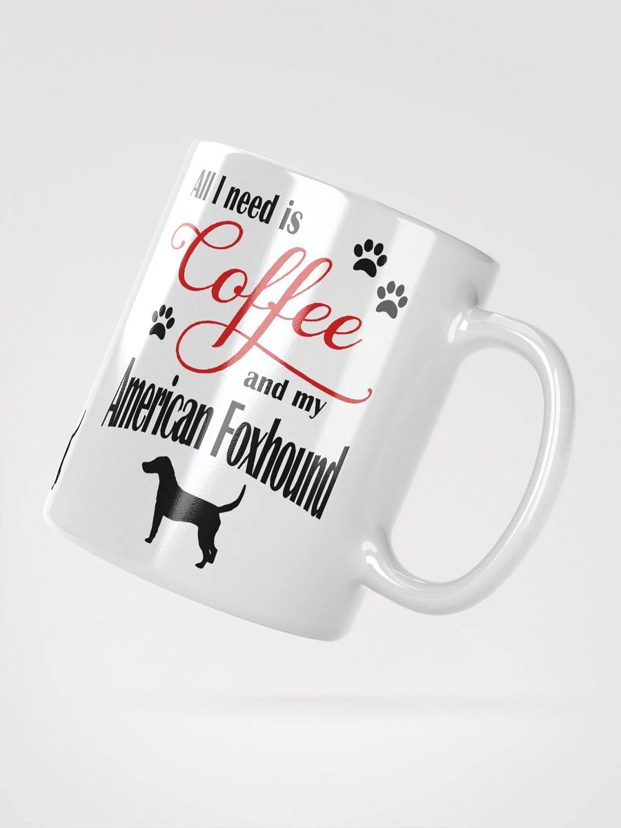 Coffee and my American Foxhound Mug product image (2)