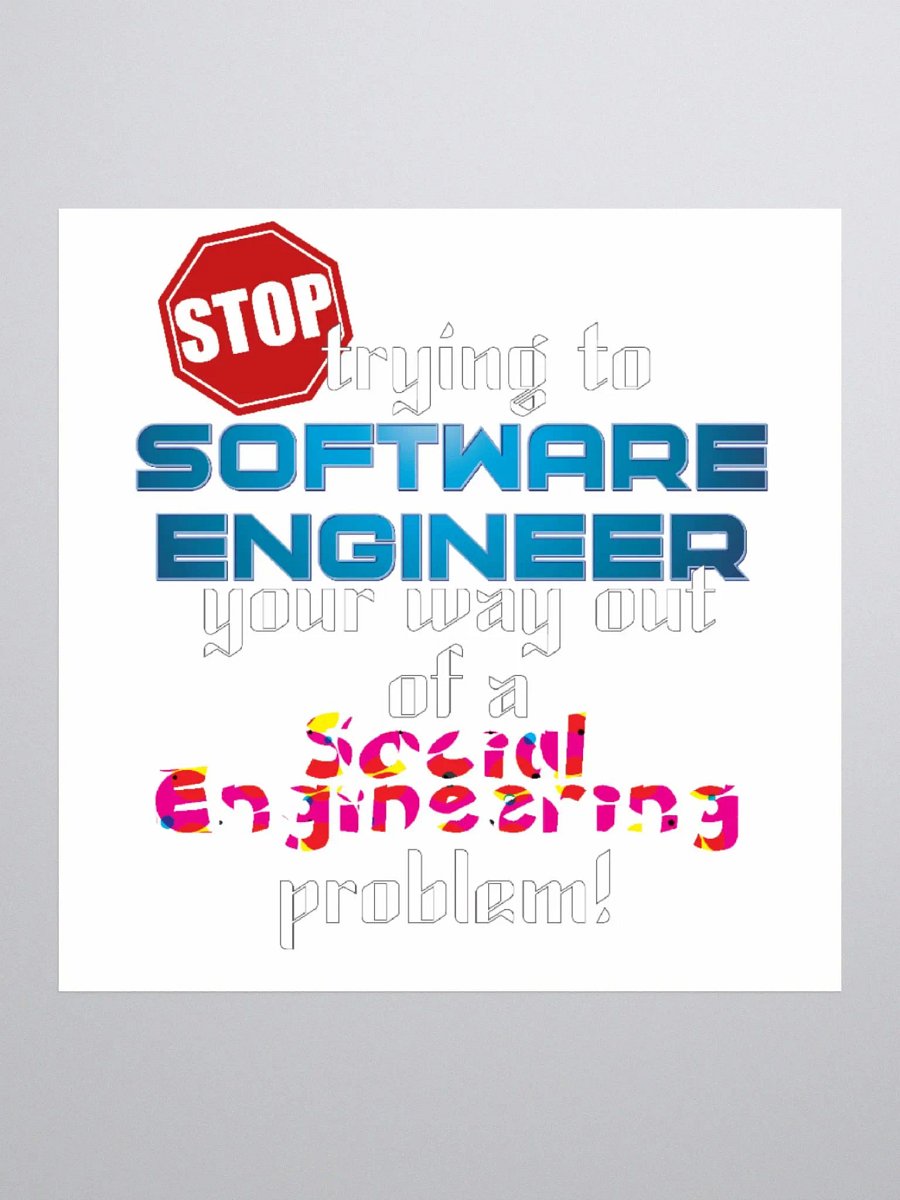 Software Engineering Stickers product image (1)