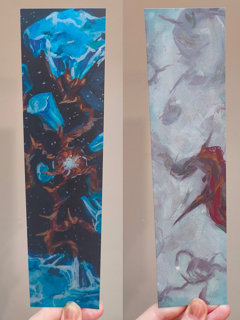 doublesided bookmark - long