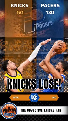 The #Knicks lose a tough one! Here's my take on the #knicksvspacers  game 4!

#letsgoknicks #knickstape #newyorkknicks #theob...