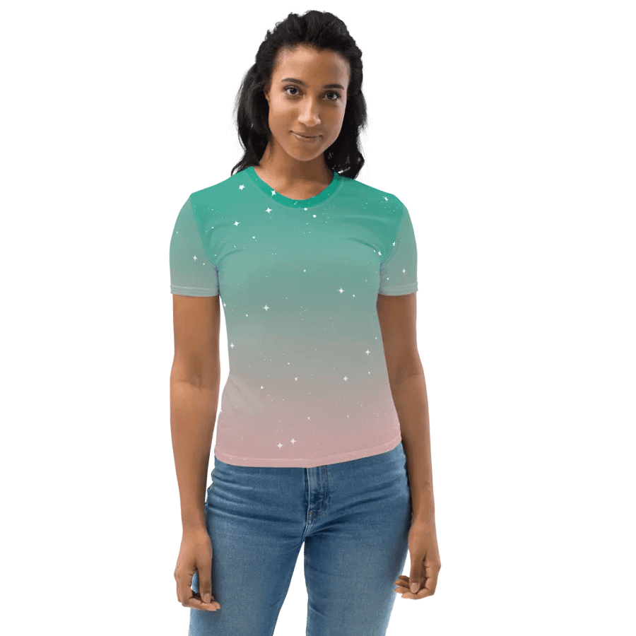 Starry Sky Sunset Women's T-Shirt product image (10)