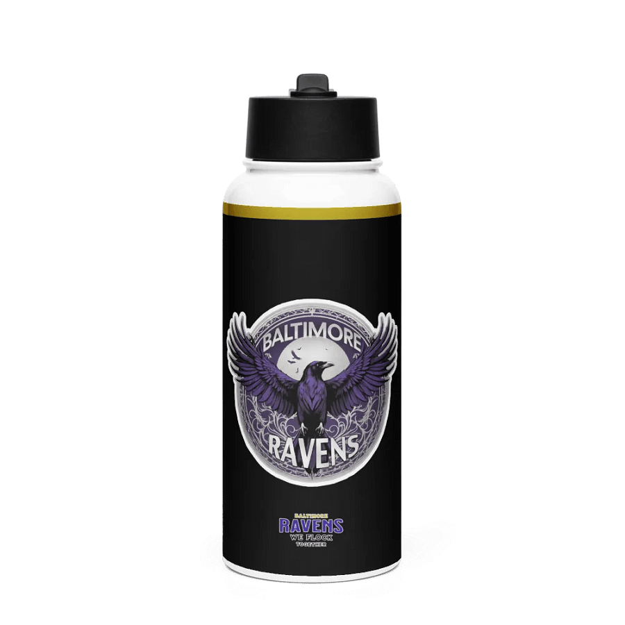 Bold Stainless Steel Water Bottle | NFL | Home Locker product image (1)