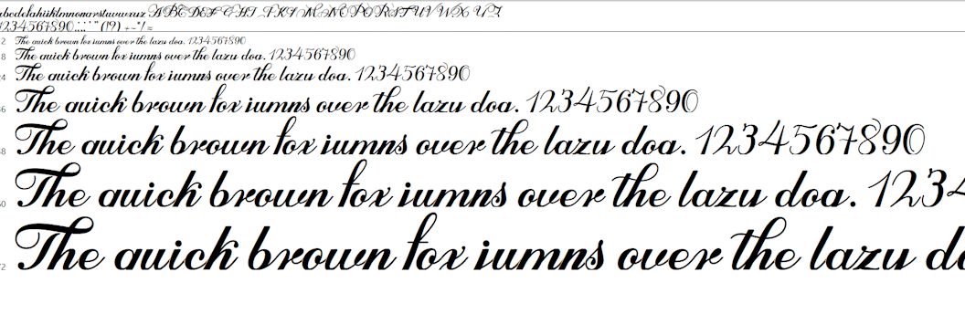 Arunika | Modern calligraphy Typeface product image (2)