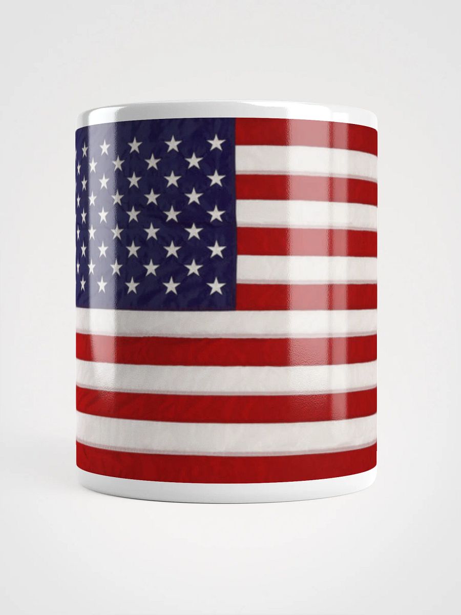 US Flag White Glossy Mug product image (13)