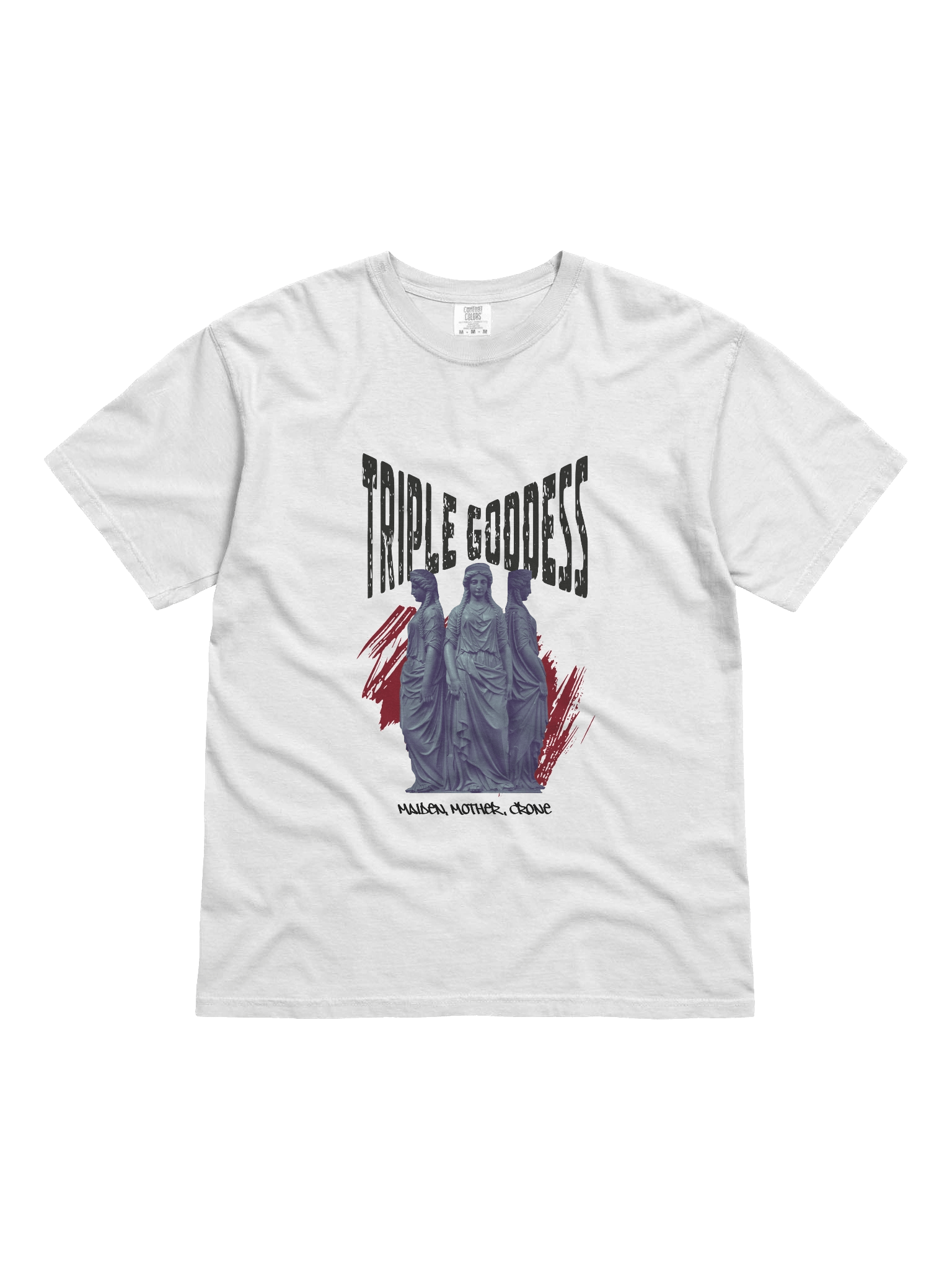 Triple Goddess - Dyed heavyweight T-Shirt product image (1)