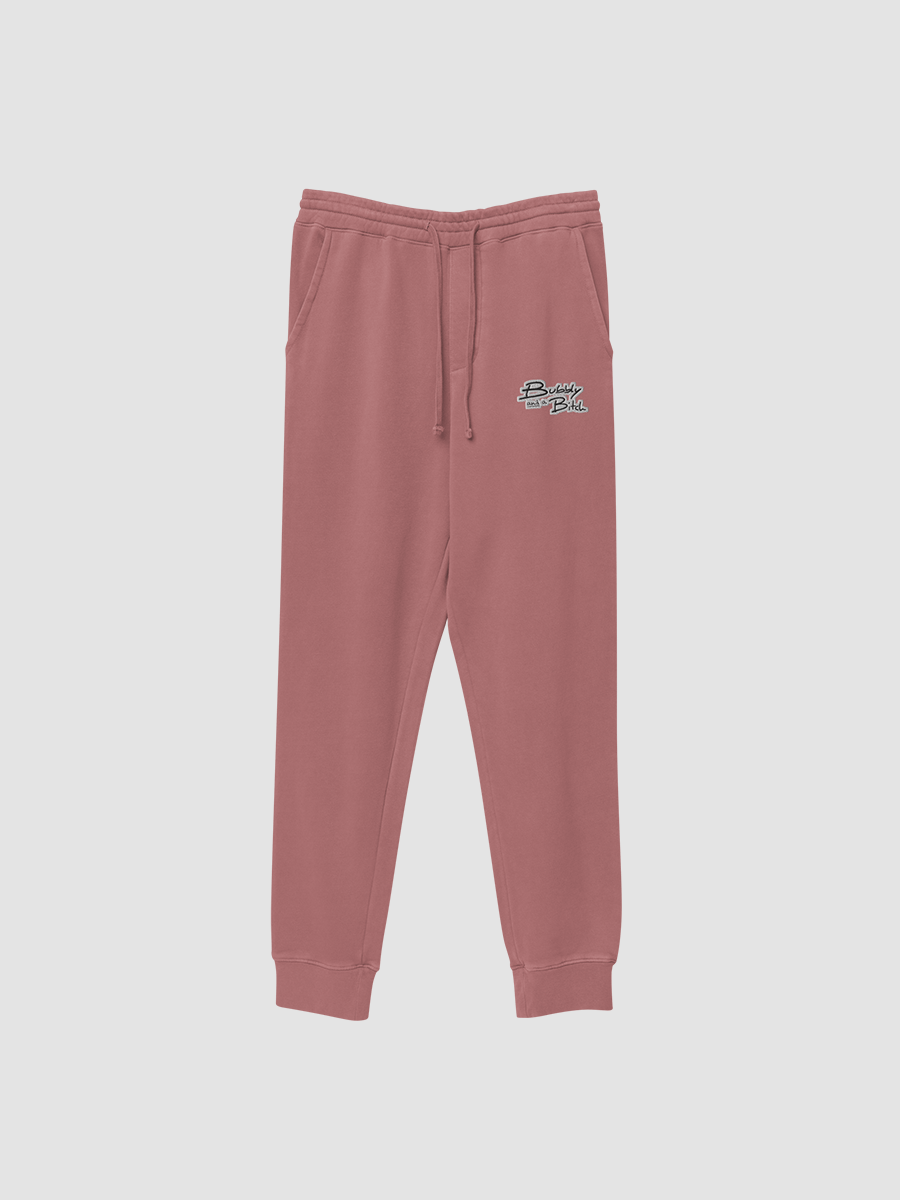 Bubbly and a B*tch embroidered pigment sweatpants (bubble design) product image (3)