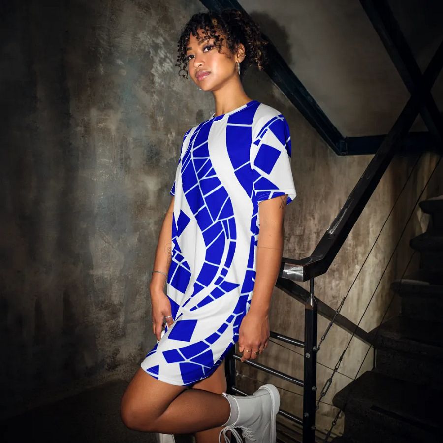 Geometric Glam T Shirt Dress product image (12)