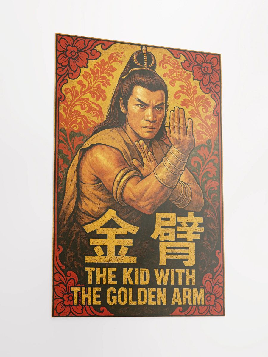 The Kid with the Golden Arm – Martial Arts Art Print / Poster product image (2)