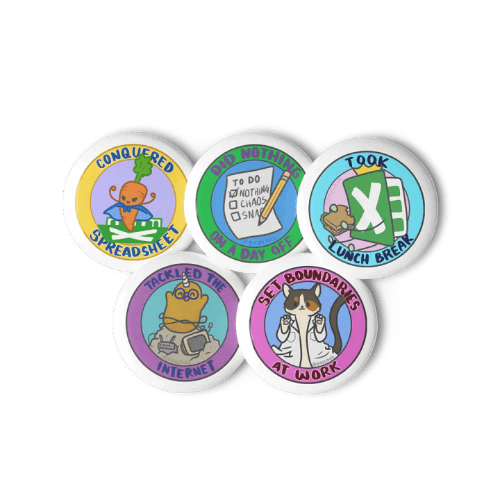 Did The Thing Pin Set (Work) product image (1)