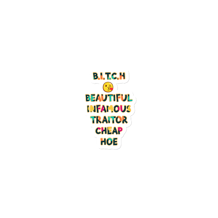 B.I.T.C.H Emoji Die-Cut Magnets product image (1)