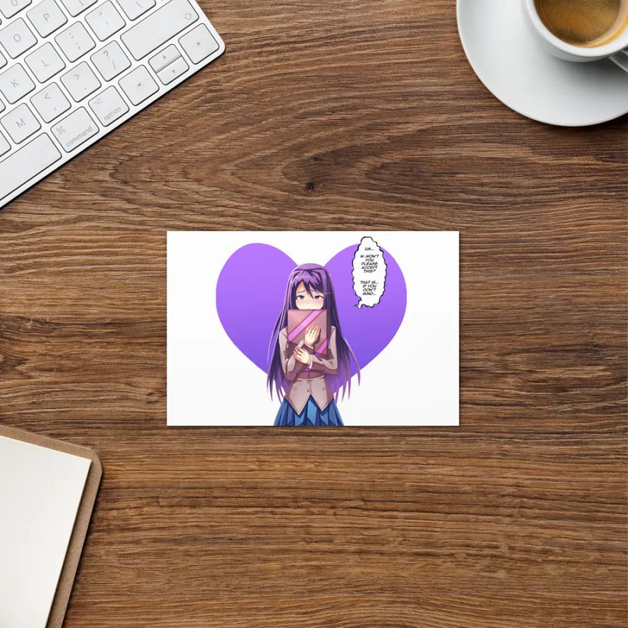 Yuri Valentines day card product image (6)