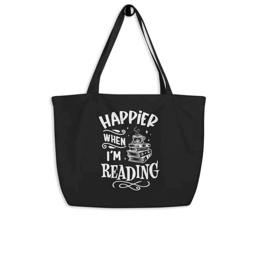 Happier When I'm Reading Bag product image (4)