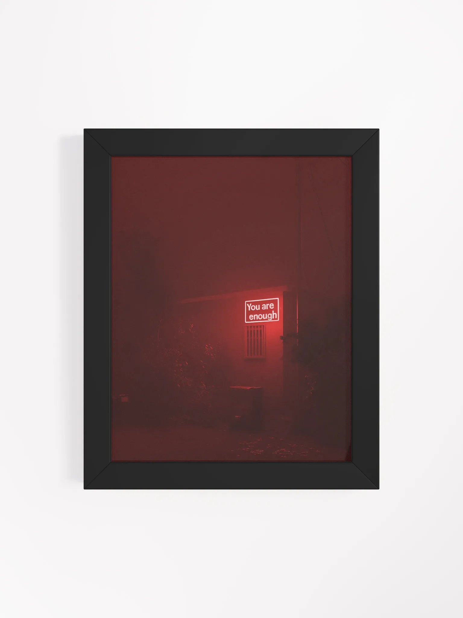 "You are enough" Framed Poster product image (4)