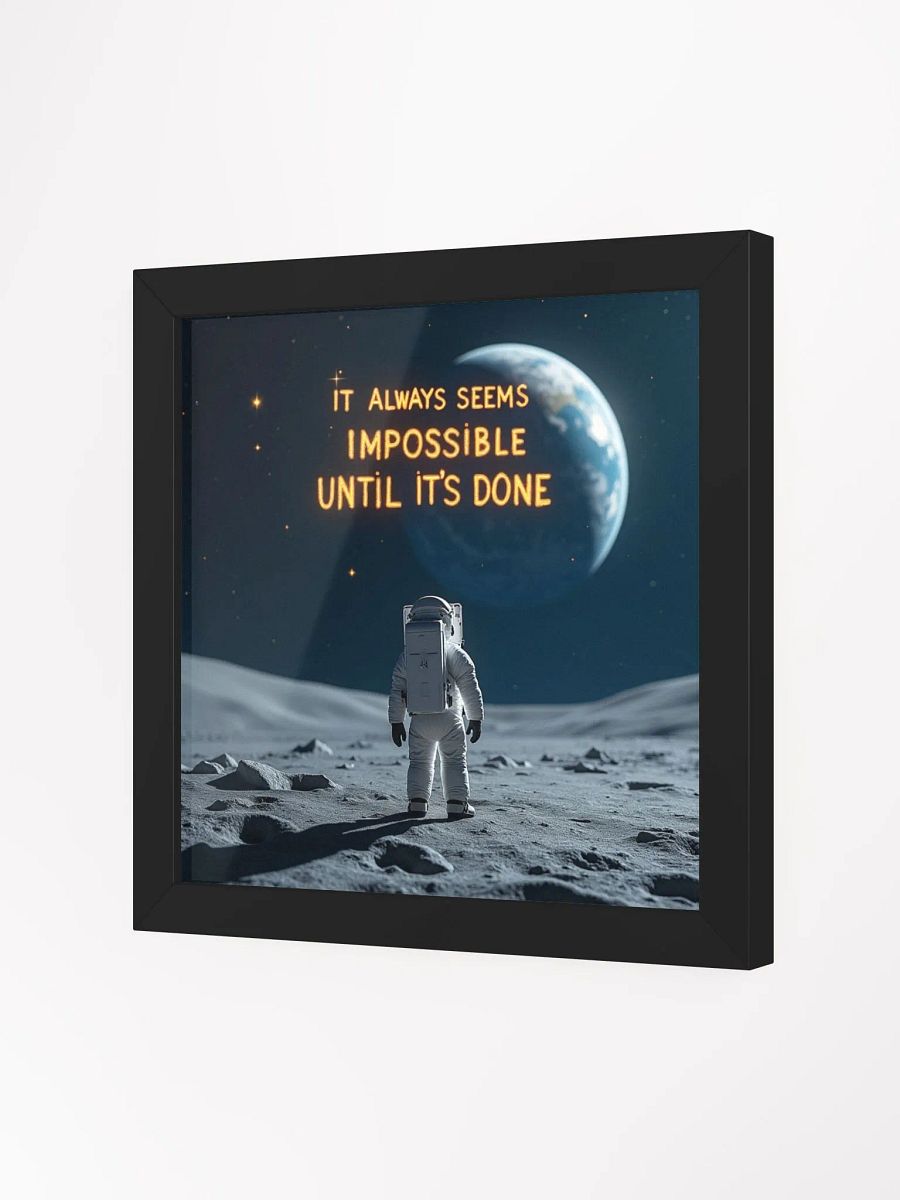 Cosmic Inspiration: Framed Astronaut Poster product image (21)
