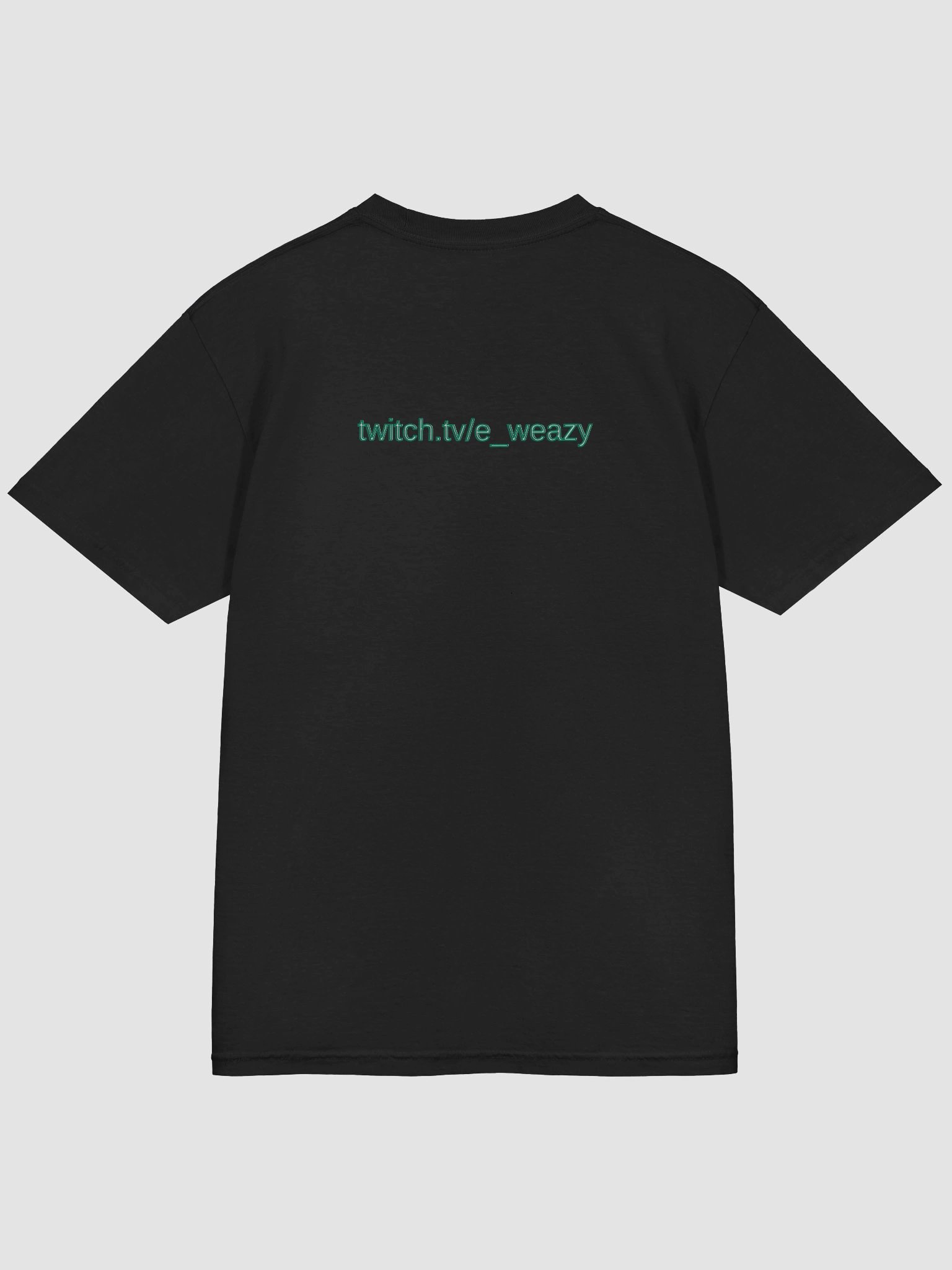 EWeazy's Plain Black Tee product image (4)