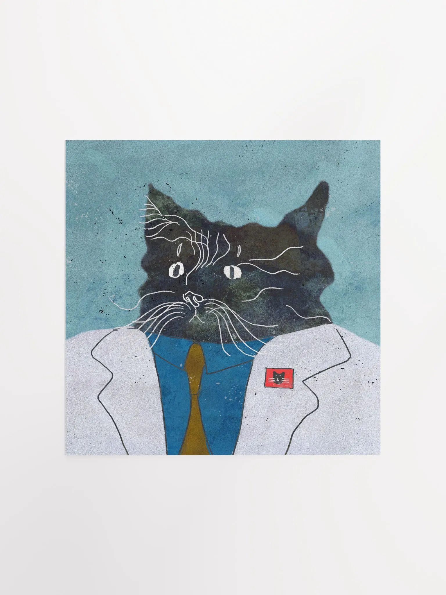 Cat President Art Print product image (1)