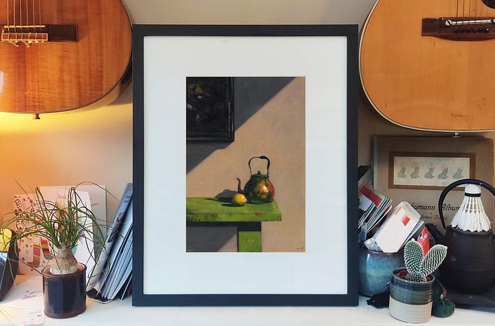 251015 Copper Kettle and Lemon II Study Original Artwork product image (2)