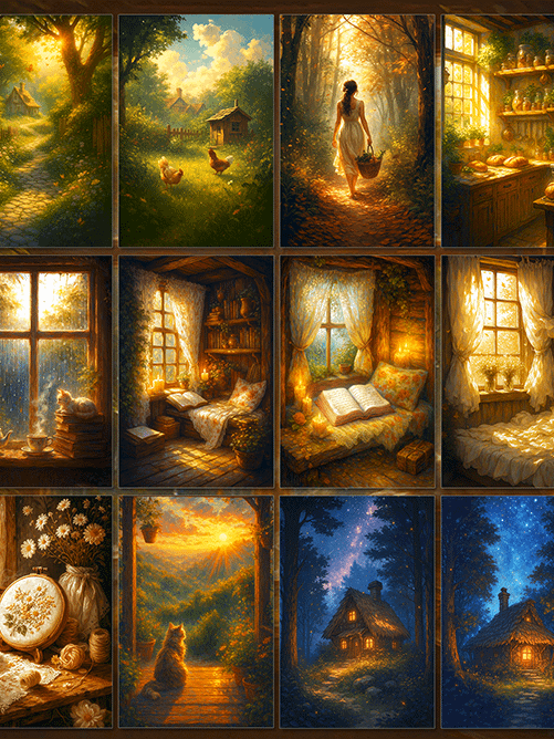 Cozy Cottagecore – Mobile Wallpaper Pack (12+1 Bonus) product image (2)