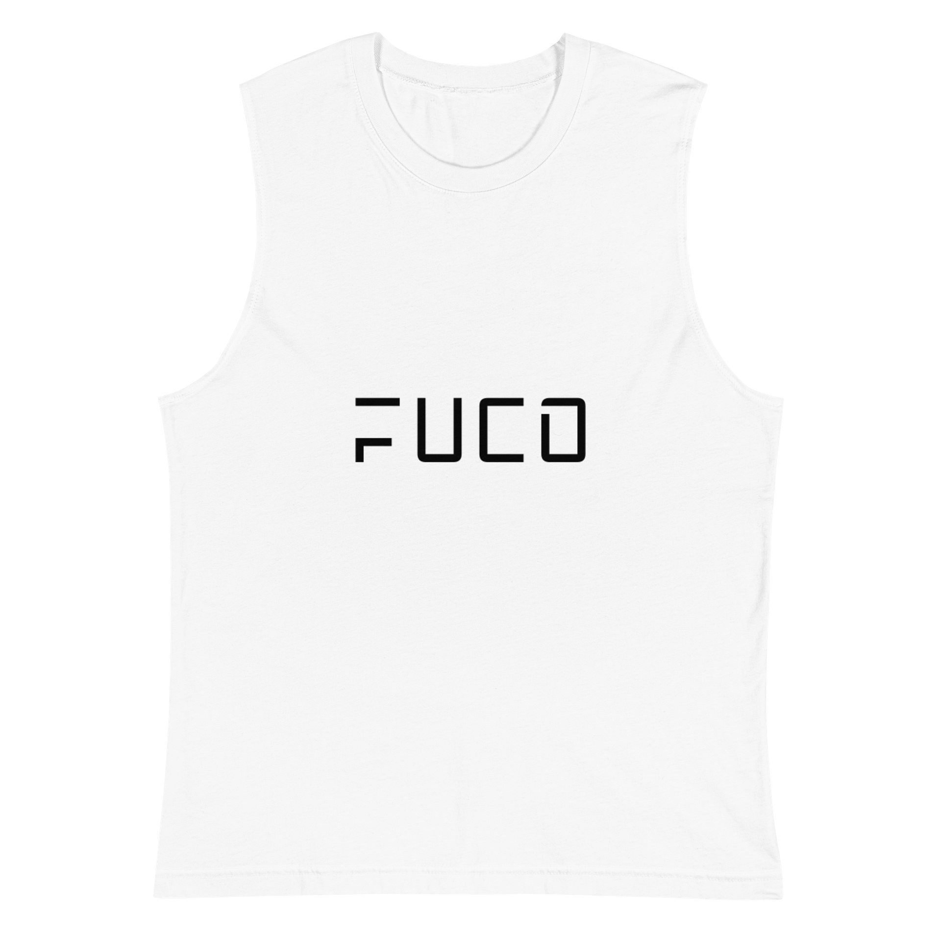 White Fuco Muscle Tank Top product image (1)