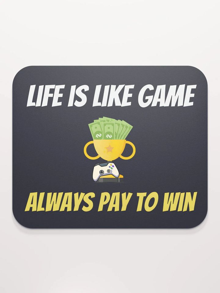 Pay to Win - Mousepad product image (2)