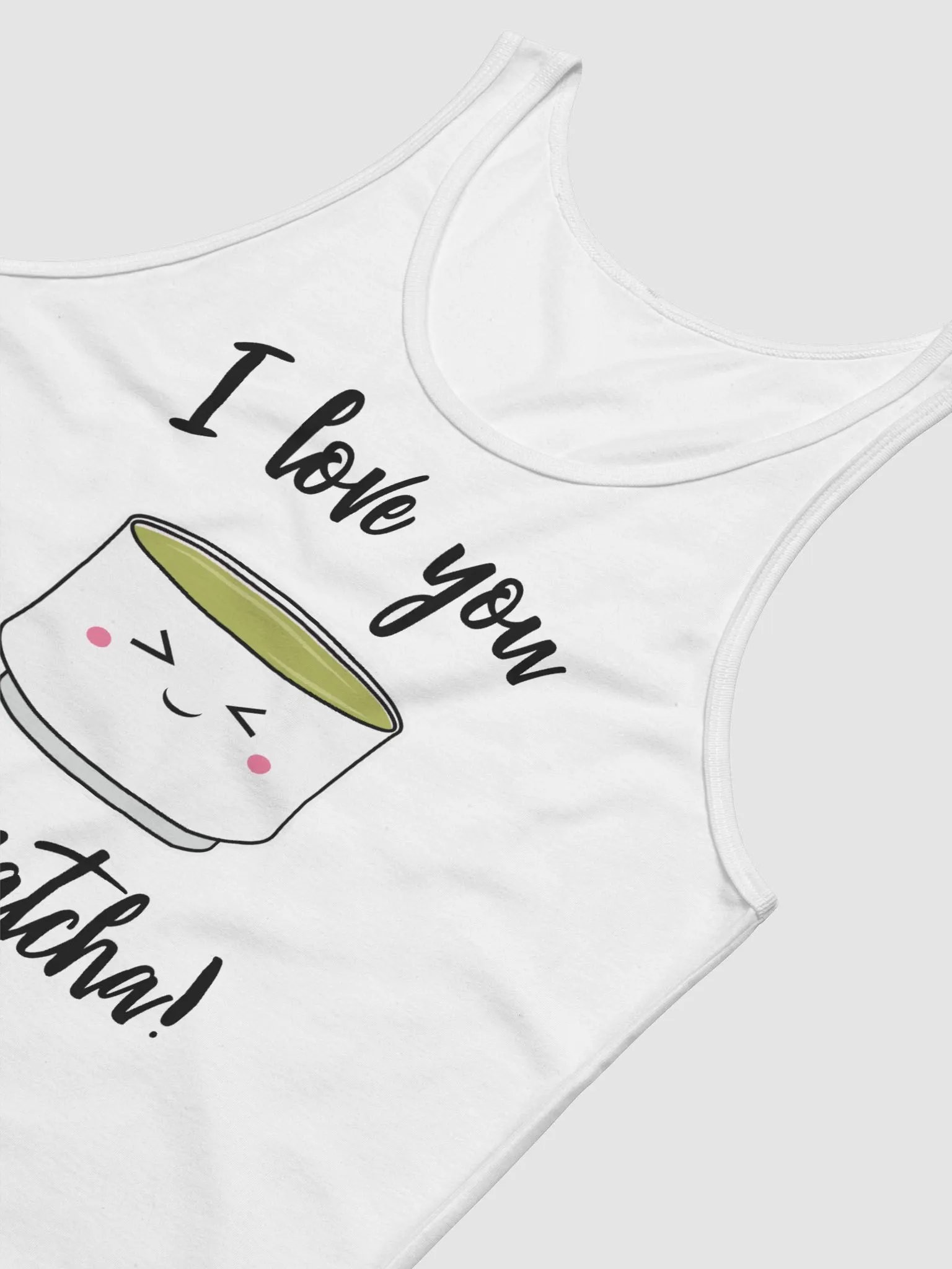 I Love You So Matcha Men/Unisex Tank Top product image (3)