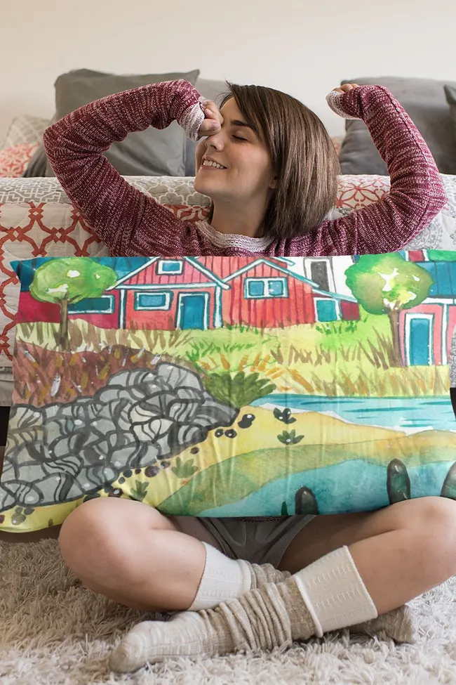 Coastal Pillows & Blankets Collection