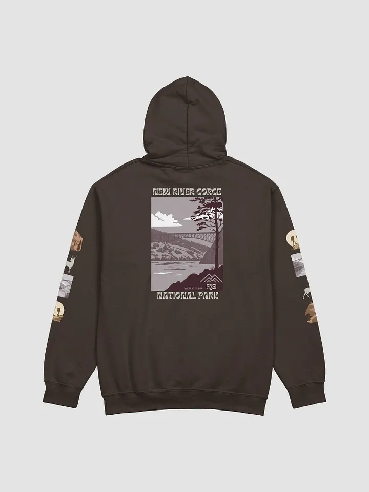 New River Gorge classic organic hoodie product image (2)