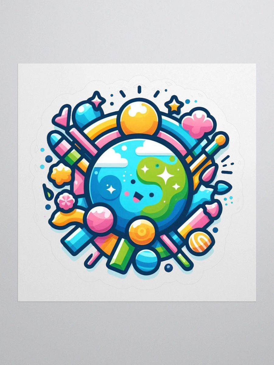 Joyful Earth Kiss Cut Stickers product image (2)