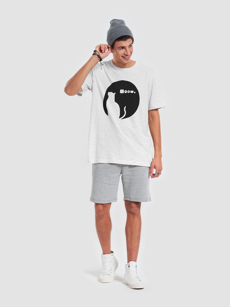 Meow Silhouette Cat T-Shirt product image (41)