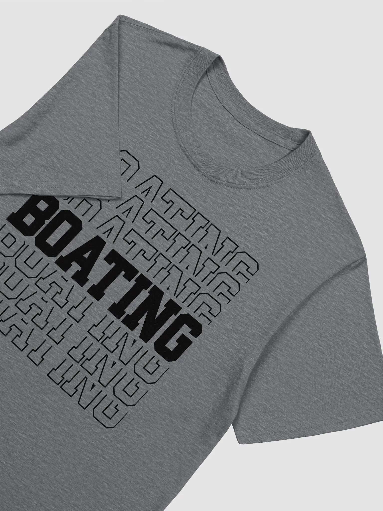 Boating (Black ink) Gildan 64000 Unisex Tshirt product image (2)