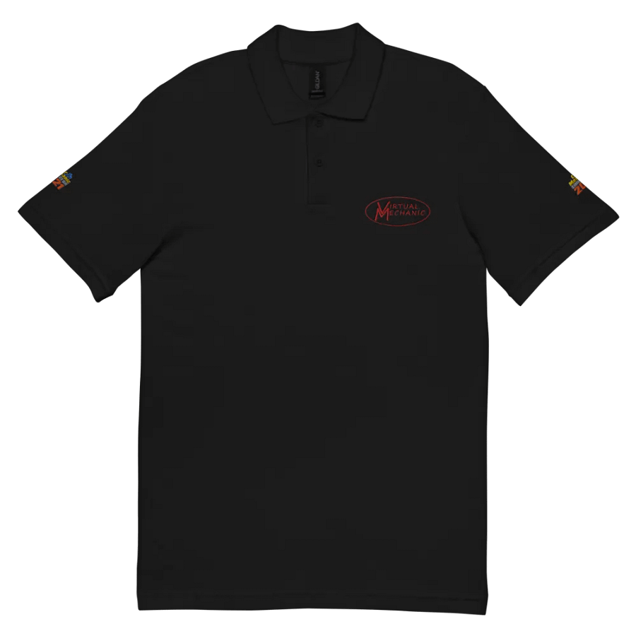 Virtual Mechanic & CMS Logo Pique Polo Shirt Embroidered product image (4)