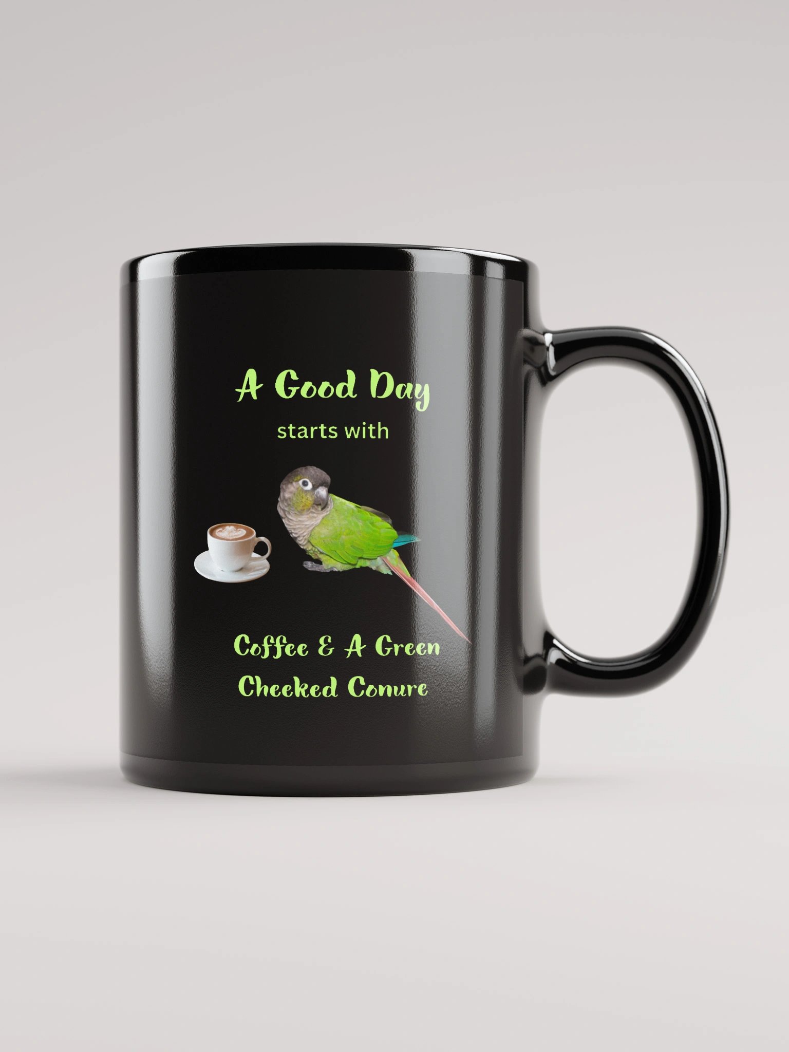 Green Cheeked Conure Coffee Mug product image (1)