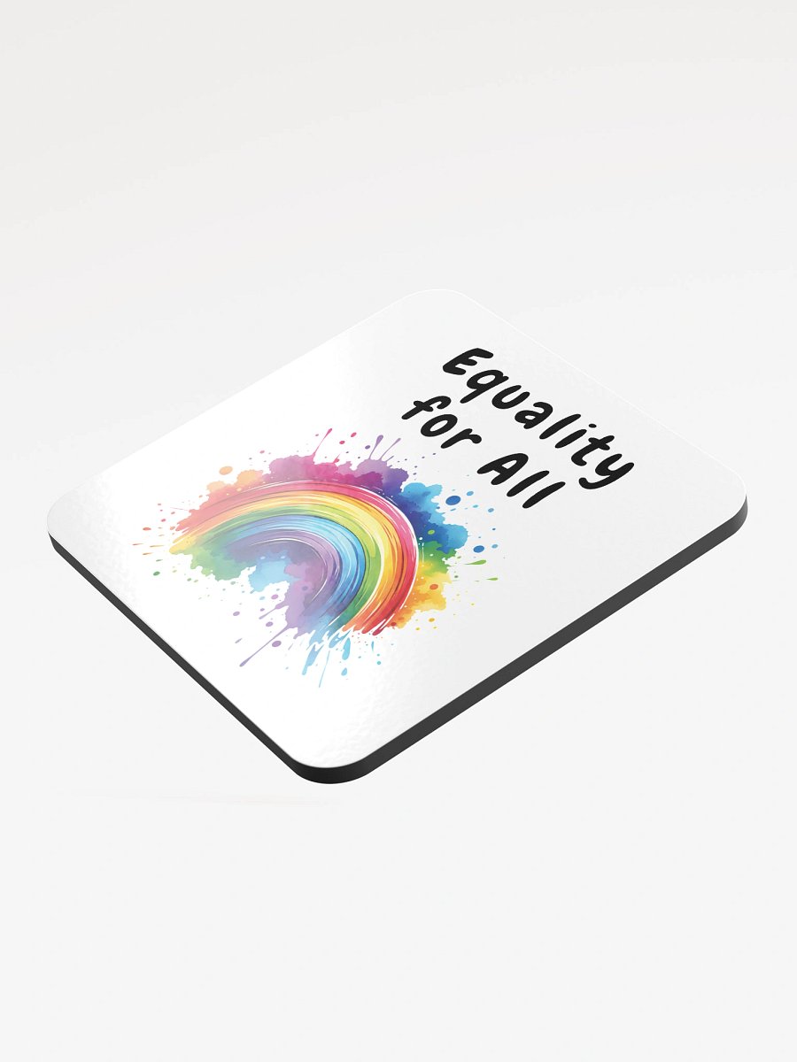 Equality For All Inclusive glass cork coasters product image (3)
