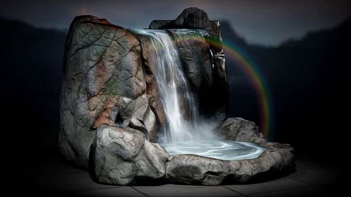 Waterfall in Unreal Engine 5.4 Niagara | Download Files product image (1)