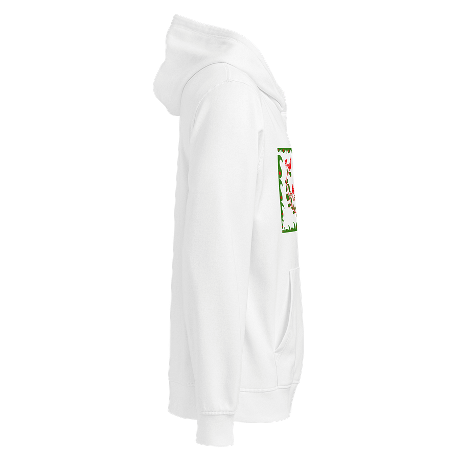 Elegant Hungarian Lovebirds Decorative Organic Hoodie product image (4)